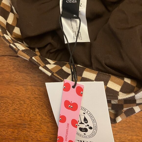 Cider Brown Op-Art Mini Skort NWT - Picture 9 of 9